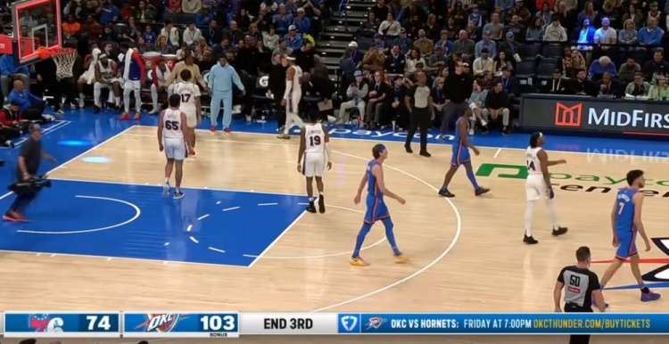 多名主力輪休！雷霆三節(jié)破百 103-74領先76人29分